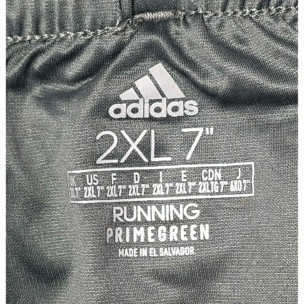 Adidas Aeroready Running Shorts Mens 2XL Liner Gray Lightweight Fitness Athletic - Picture 3 of 10